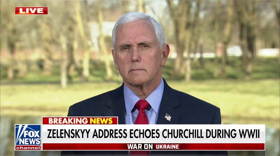 Mike Pence: The world has been inspired by President Zelenskyy