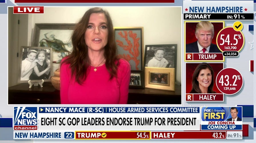 Nancy Mace predicts Trump will 'win big' in South Carolina as eight leaders endorse his campaign