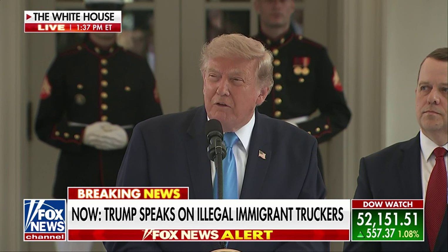Trump vows to replace illegal immigrant truckers with military veterans