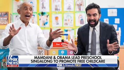 Mamdani, Obama lead preschool singalong to promote free childcare