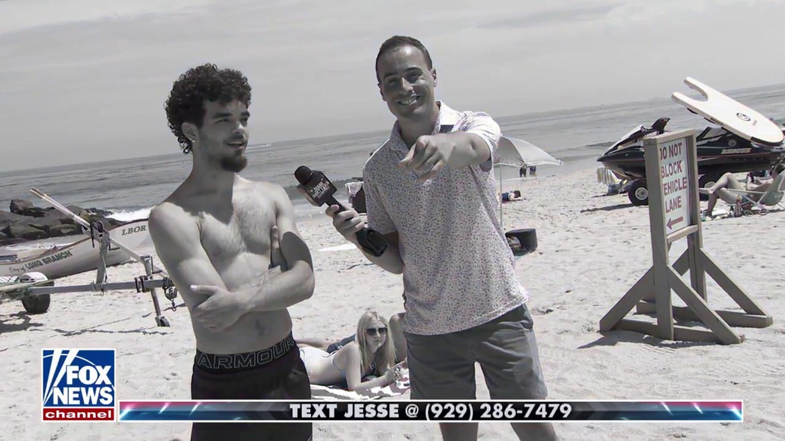 'Jesse Watters Primetime' quizzes beachgoers about July 4th