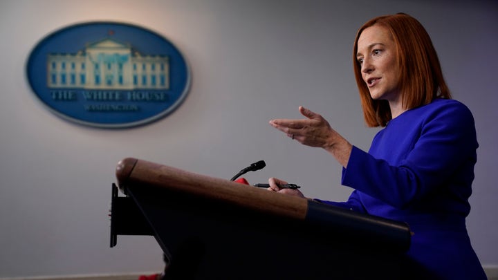 Jen Psaki, Susan Rice hold a briefing