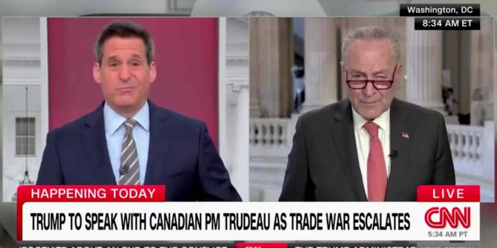 Chuck Schumer repeatedly dodges questions on Al Green screaming at podium