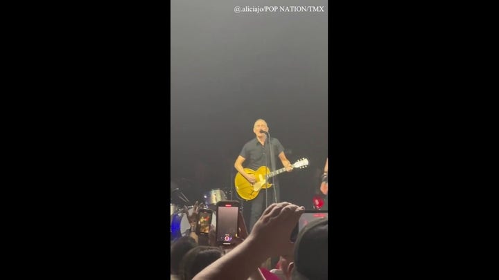 Bryan Adams was interrupted by a fan while performing 'Summer of '69'
