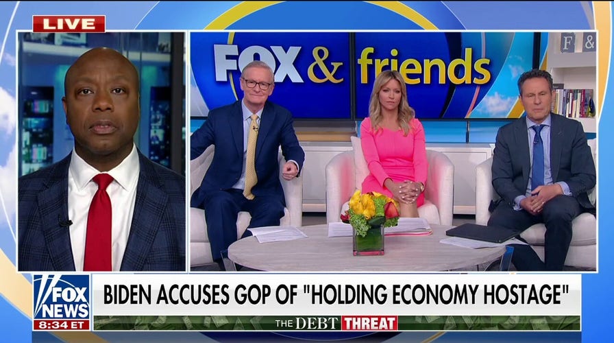 Tim Scott blasts Biden's claim that GOP is 'holding economy hostage': 'Look in the mirror and blame yourself'