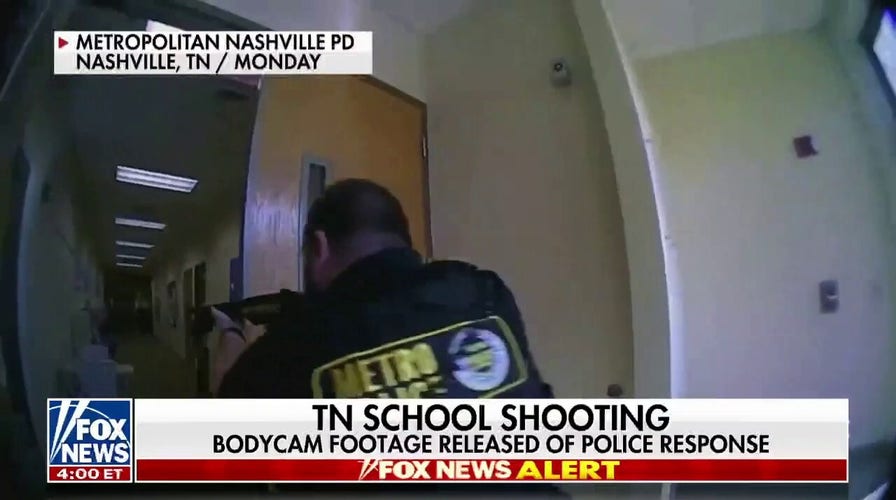 Nashville police bodycam shows officers arrive at the Covenant School