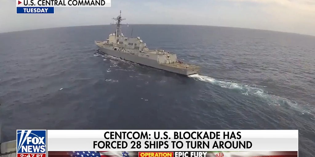 Ships reportedly attacked in Strait of Hormuz as blockade turns 28 vessels around