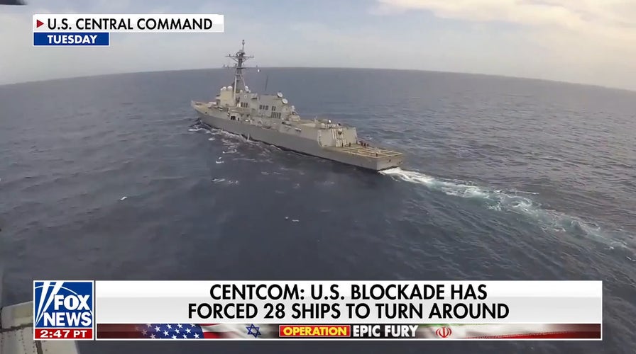 Ships reportedly attacked in Strait of Hormuz as blockade turns 28 vessels around