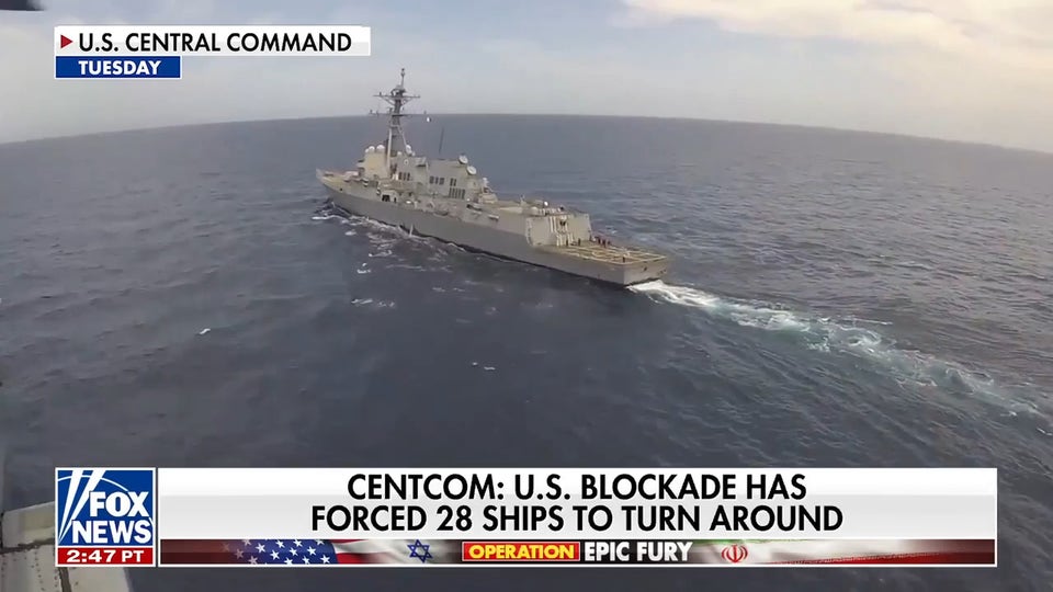 Ships reportedly attacked in Strait of Hormuz as blockade turns 28 vessels around