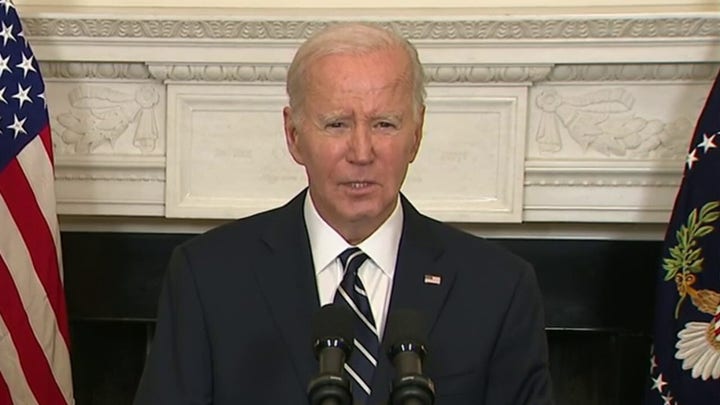 President Biden addresses the nation after Israel declares it is 'at war' 