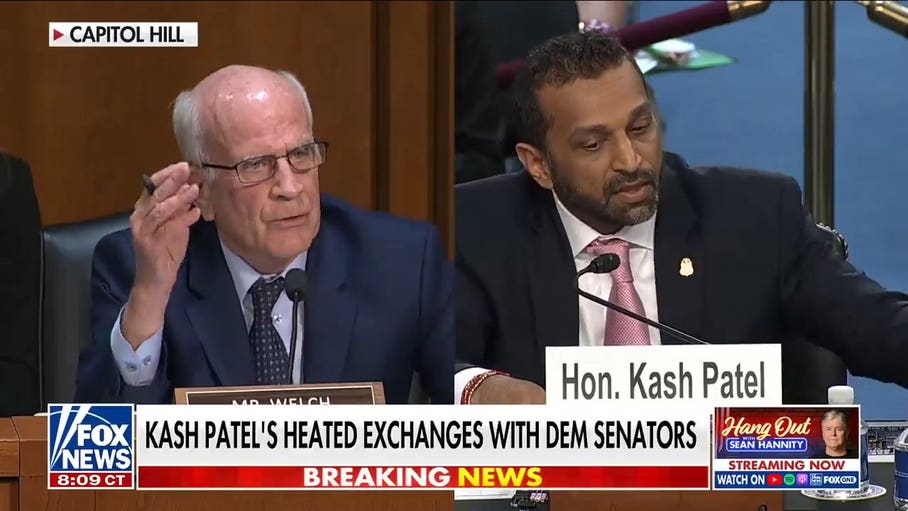 Kash Patel blames his Senate grilling on Democrats’ ‘radical lunacy’
