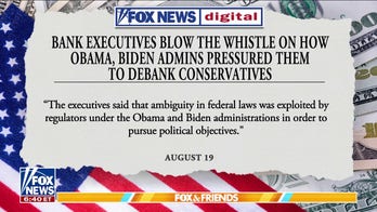 Bank execs claim Biden, Obama pushed to debank conservatives