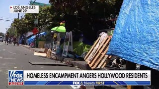 Hollywood residents outraged by needles, trash at homeless encampment near school - Fox News