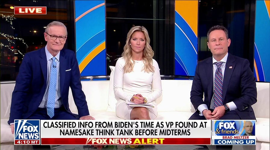'Fox & Friends' sound off on Biden's classified documents: 'The irony is delicious'