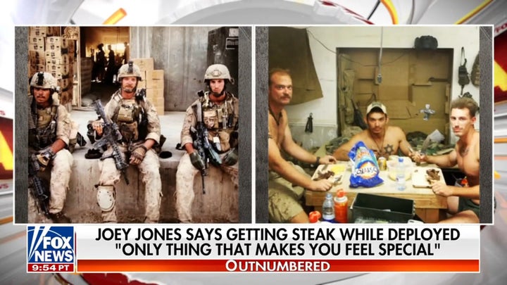 Joey Jones explains why steak and lobster mean so much to deployed troops