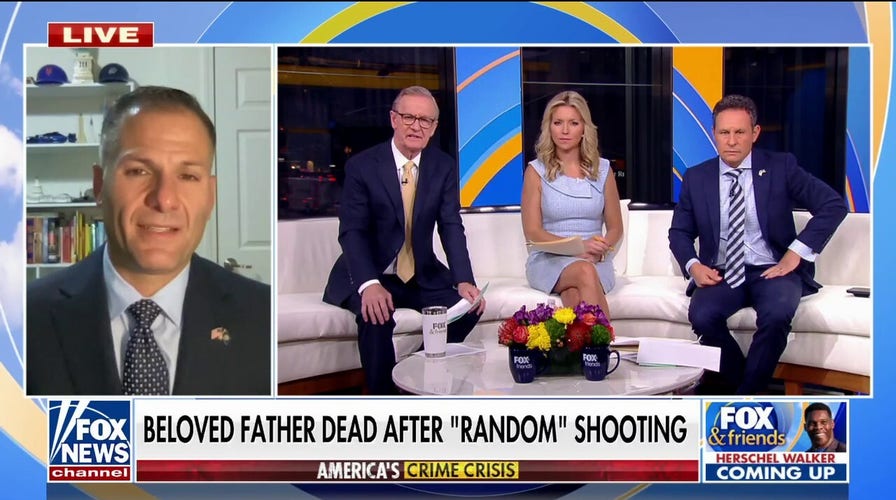 Father killed in 'random' shooting during visit to see son at New York college
