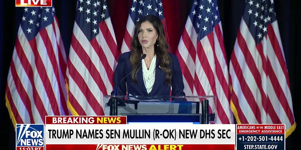 DHS Secretary Kristi Noem speaks after firing by Trump