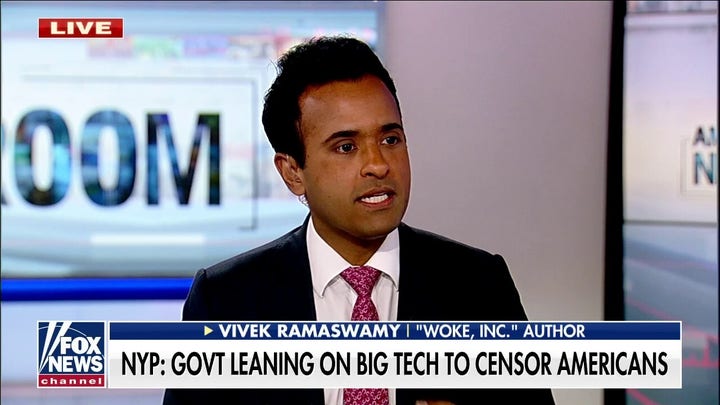'George Orwell is rolling in his grave': Ramaswamy on Big Tech censorship in coordination with government 