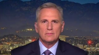 Kevin McCarthy argues Kamala Harris is using a 'scare tactic' because she has no policies - Fox News