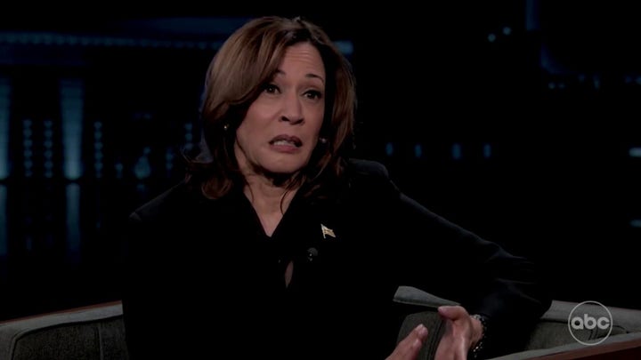 Kamala Harris rips Trump over conviction on 'Jimmy Kimmel Live'