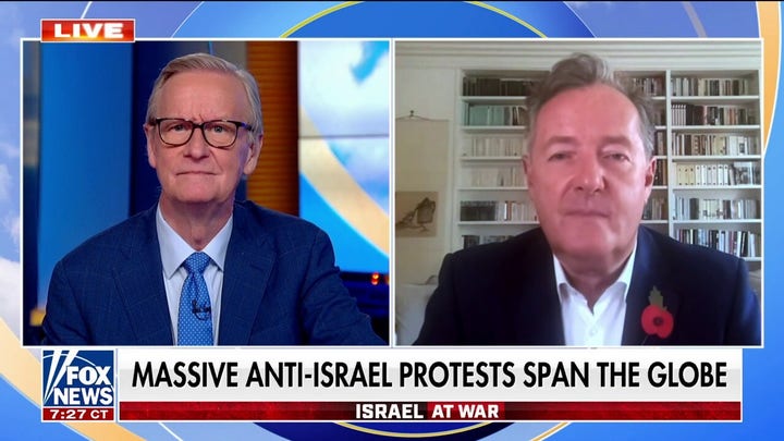 Piers Morgan blasts pro-Palestinian rally planned for UK's Armistice Day: 'Makes my stomach churn'
