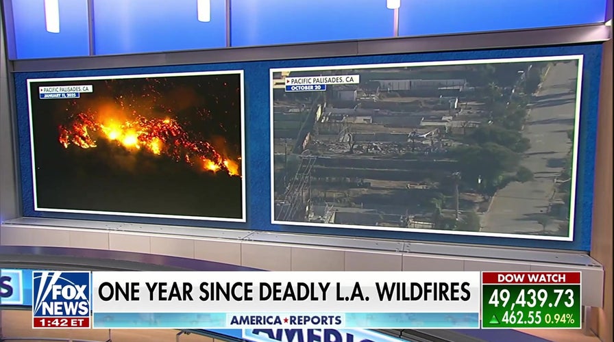 Slow recovery fuels anger one year after deadly LA wildfires