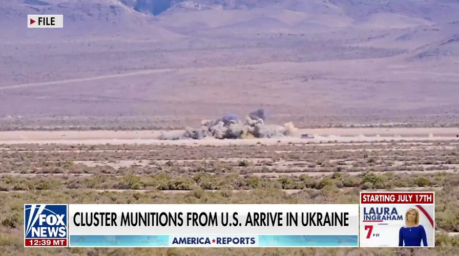 Ukraine receives cluster munitions from the US