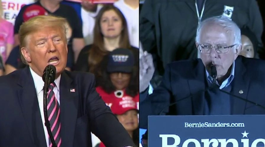 Nevada voters show support for Donald Trump and Bernie Sanders