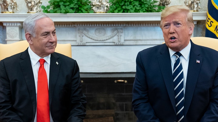 Trump welcomes Netanyahu to White House, announces new Middle East plan will be released Tuesday