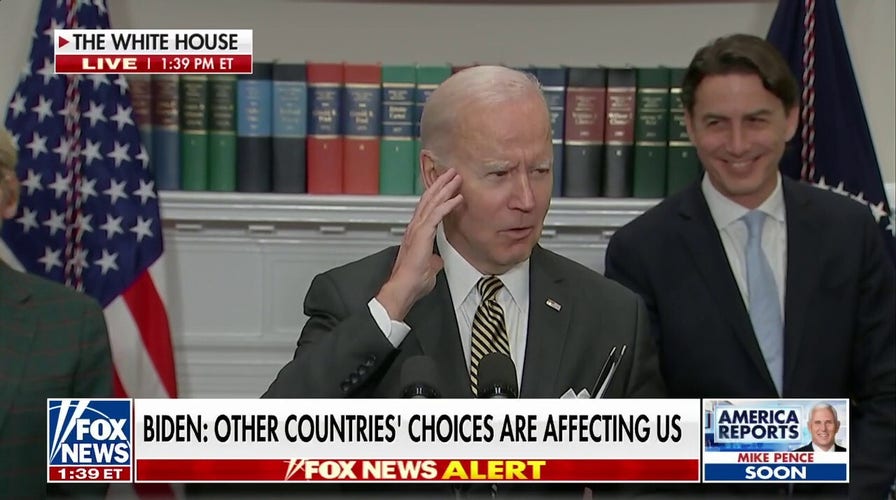 Biden rejects reporters suggesting oil barrel release is politically motivated