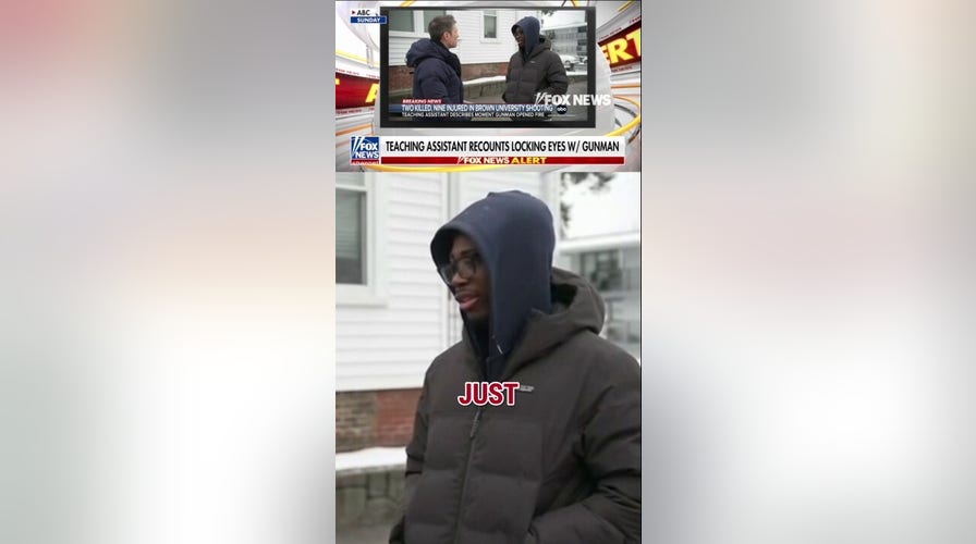 Teacher’s assistant at Brown University recalls locking eyes with gunman