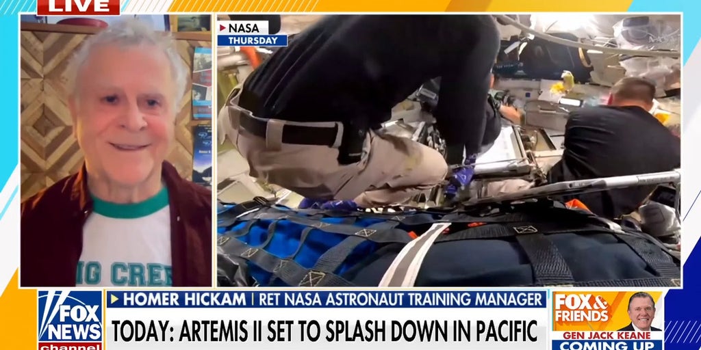 Homer Hickam discusses Artemis II crew and splashdown