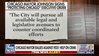 Chicago mayor signs executive order to combat Trump's crime crackdown