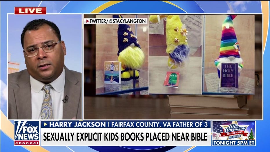 Parents outraged after Fairfax County library puts explicit books near Bible