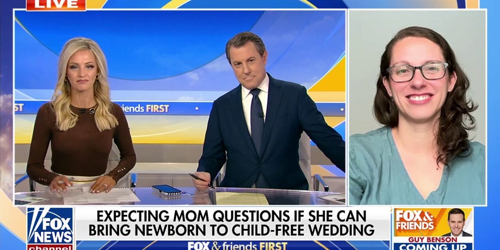 Expecting mom sparks debate over definition of 'child-free' wedding