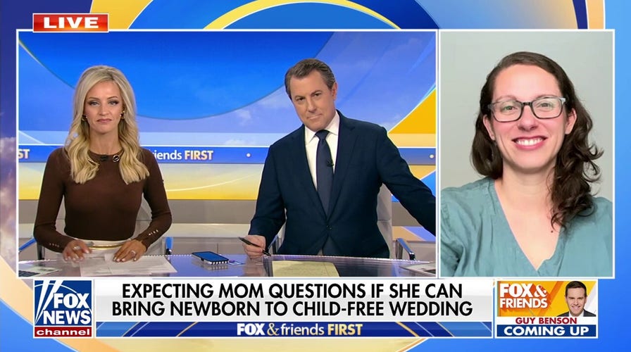 Expecting ma  sparks statement   implicit    explanation  of 'child-free' wedding