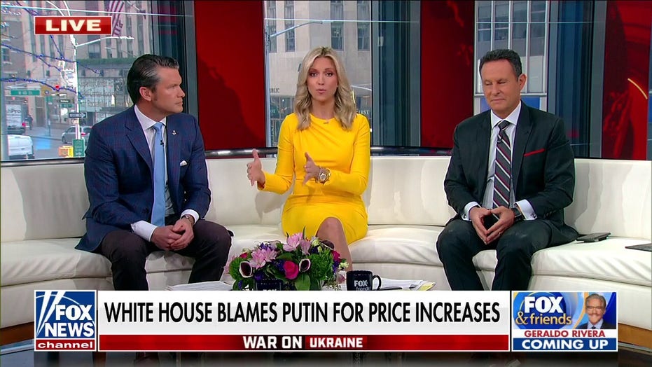 ‘Fox & Friends’ hosts on Biden blaming gas prices, inflation on Putin: ‘Do they think we’re dumb?’