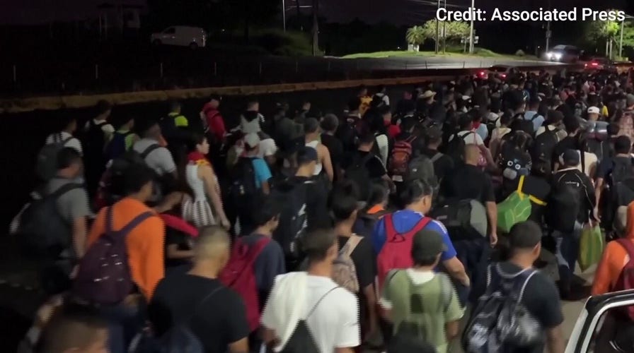 Se forma una caravana de 1.500 migrantes en México