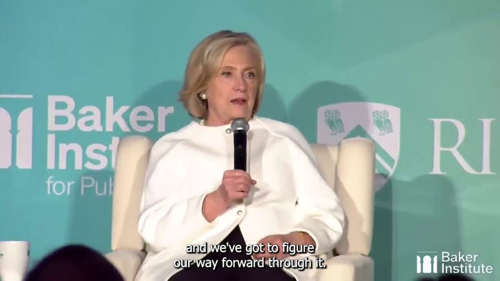 Hillary Clinton: ‘People who call for ceasefire do not understand Hamas’