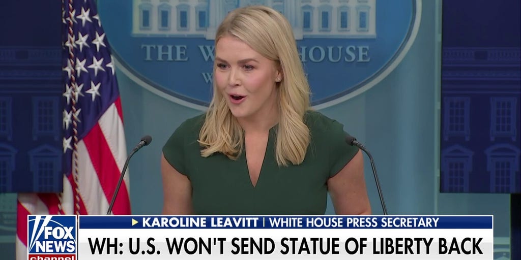 Karoline Leavitt shuts down French politician's request for America to give back Statue of Liberty