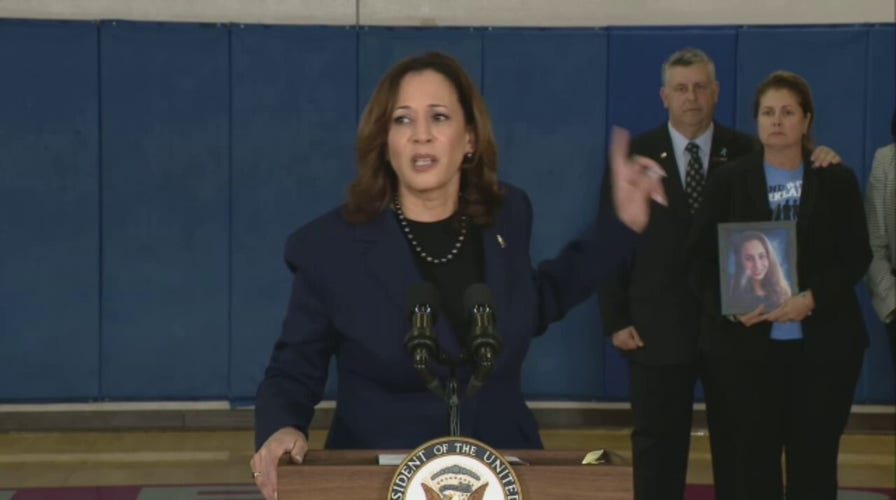 Vice President Harris pushes for 'no brainer' gun control measures at sight of Parkland school shooting
