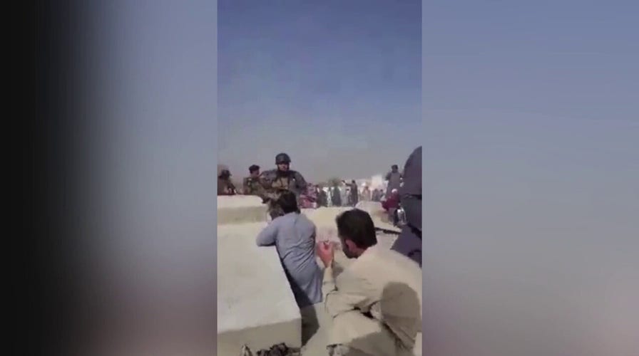 Warning, disturbing content: Taliban fighters open fire as Afghans protest