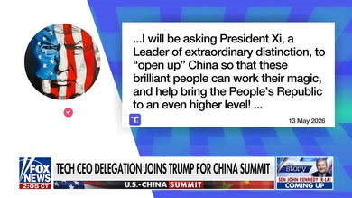Trump to press Xi to ‘open up’ China as tech CEOs join key summit
