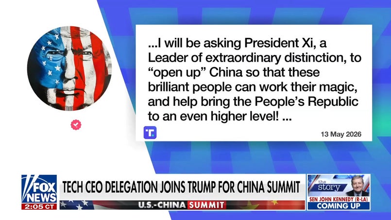 Trump to press Xi to ‘open up’ China as tech CEOs join key summit