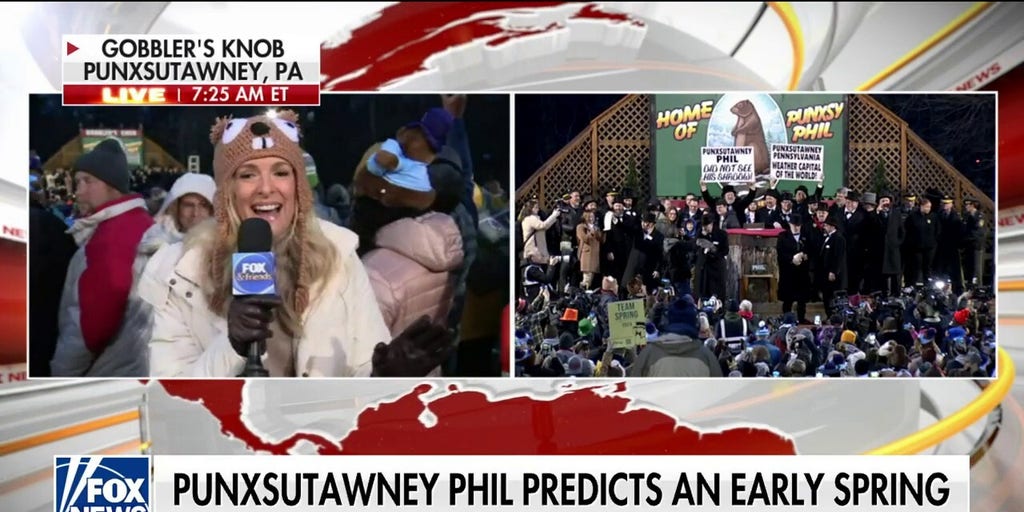 Punxsutawney Phil Predicts Early Spring On Groundhog Day 2024 Fox   Image 