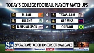 La primera ronda de las eliminatorias de fútbol americano universitario está en marcha.