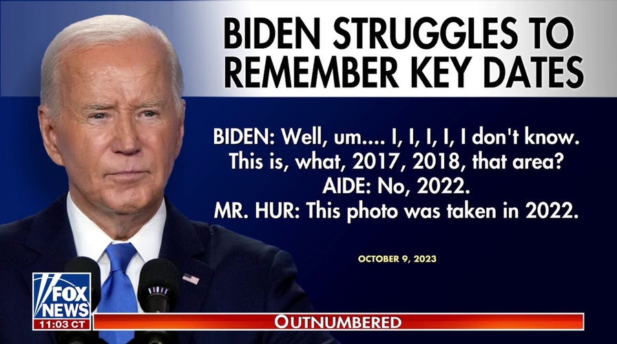 'Outnumbered' reacts to Biden-Hur audio: 'Why was he dealing with nuclear policy?'
