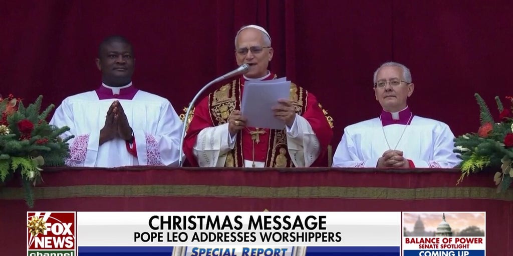 Pope Leo XIV calls for global compassion and peace in first Christmas Day address