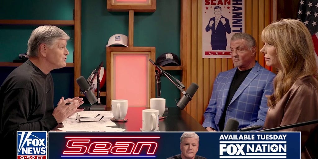 Hannity sits down with Sylvester Stallone, wife Jennifer Flavin for Fox Nation show