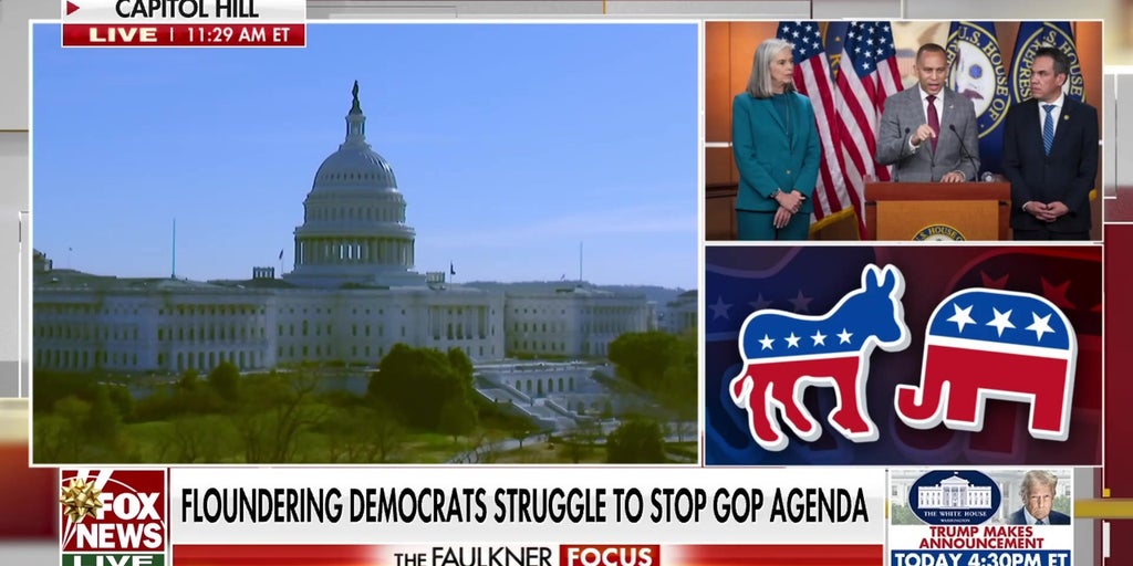 Republicans charge ahead with Trump's agenda as Democrats stall